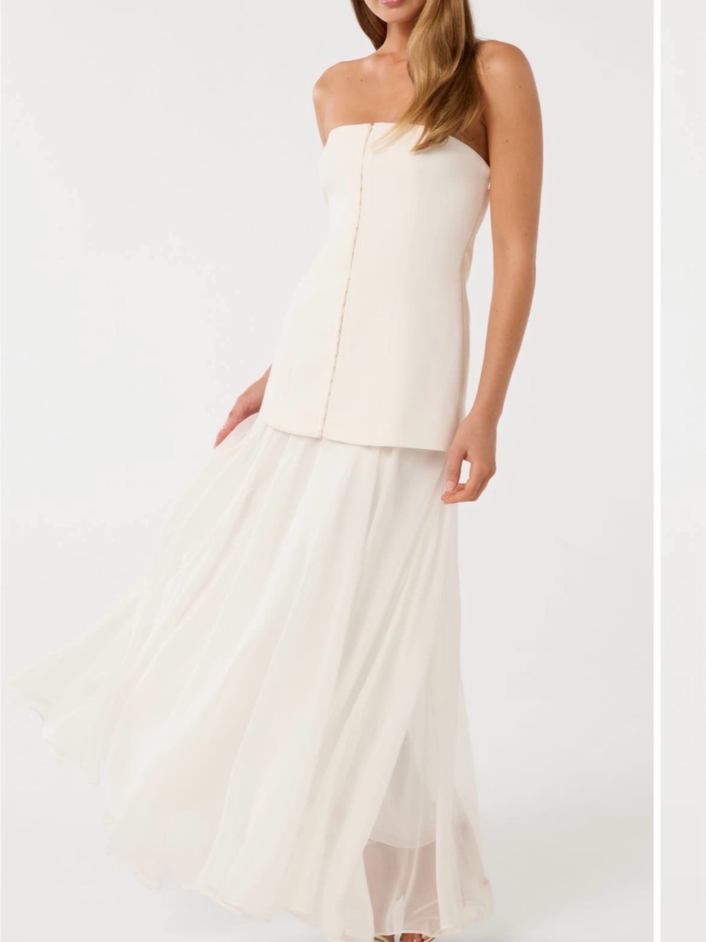 Strapless Ivory Gown